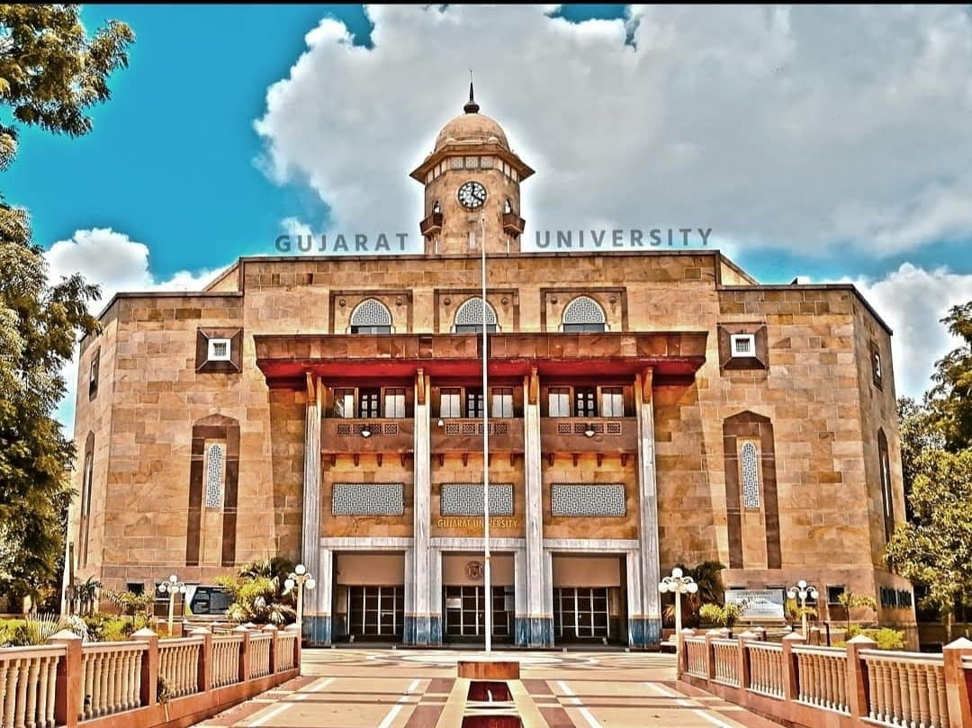 Gujarat University (GU) Campus in Navrangpura Ahmedabad